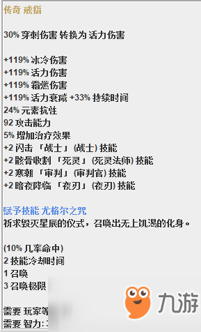 《恐怖黎明》葫芦娃戒指属性一览