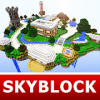 Map Skyblock mine quest for survival in the MCPE