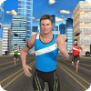 Marathon Race Simulator 3D Running Game