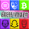 Guess What Logo and Superheroes