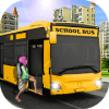 Kids City School Bus driving Game