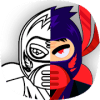 Ninja Coloring Drawing Book Game Super Hero安全下载