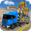 Robot Car Transport Transform Truck Game Simulator