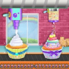 Rainbow Cupcake Factory Bakery Food Maker Shop
