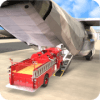 Fire Truck Transporter Cargo Plane Simulator Games