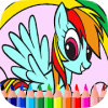 coloring horse pony happy在哪下载