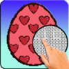 Easter Egg Pixel Art Coloring by number