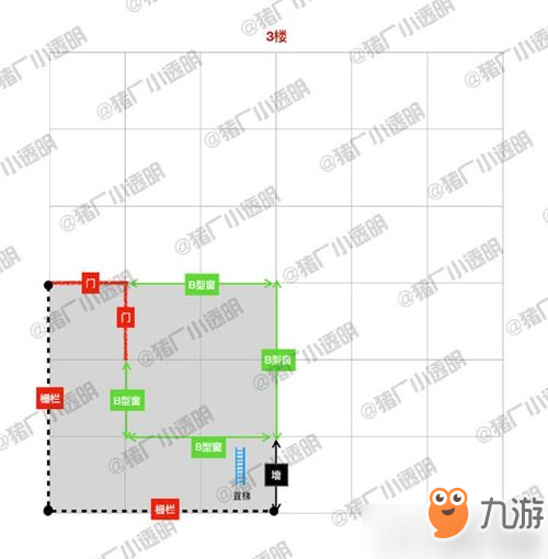 明日之后江南小樓藍圖 明日之后江南三層小樓設(shè)計圖