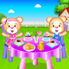 Toy Tea Party  Cleaning and Cooking Game