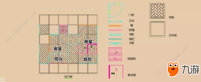 《明日之后》林間樹屋設(shè)計(jì)圖