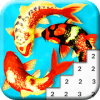 Color By Number Koi Fish Pixel Art Game怎么下载到电脑