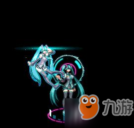 dnf初音未来光环外观特效_初音特效无属性光环