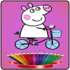 Coloring Peepa Book