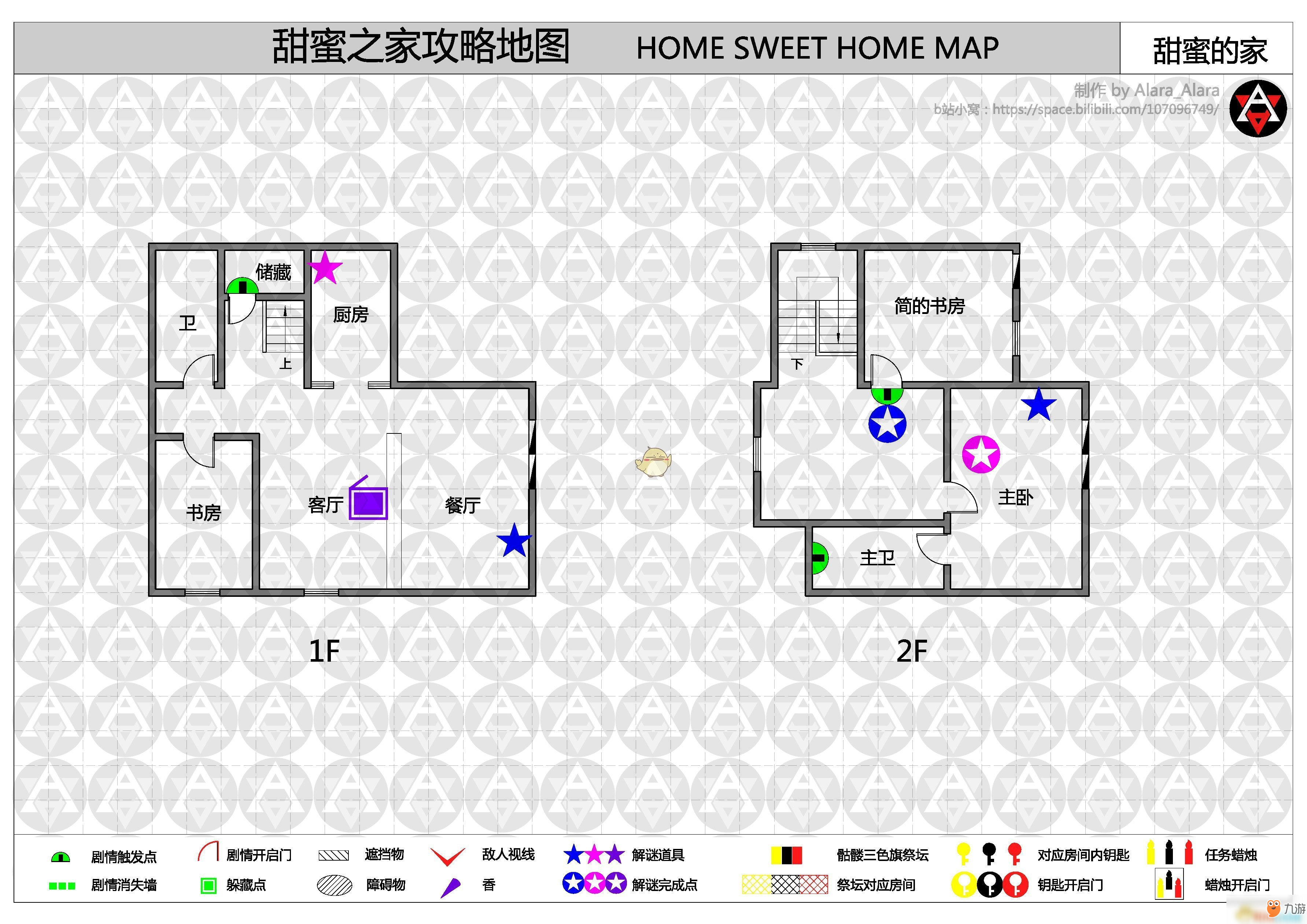 《甜蜜之家》全章節(jié)地圖一覽