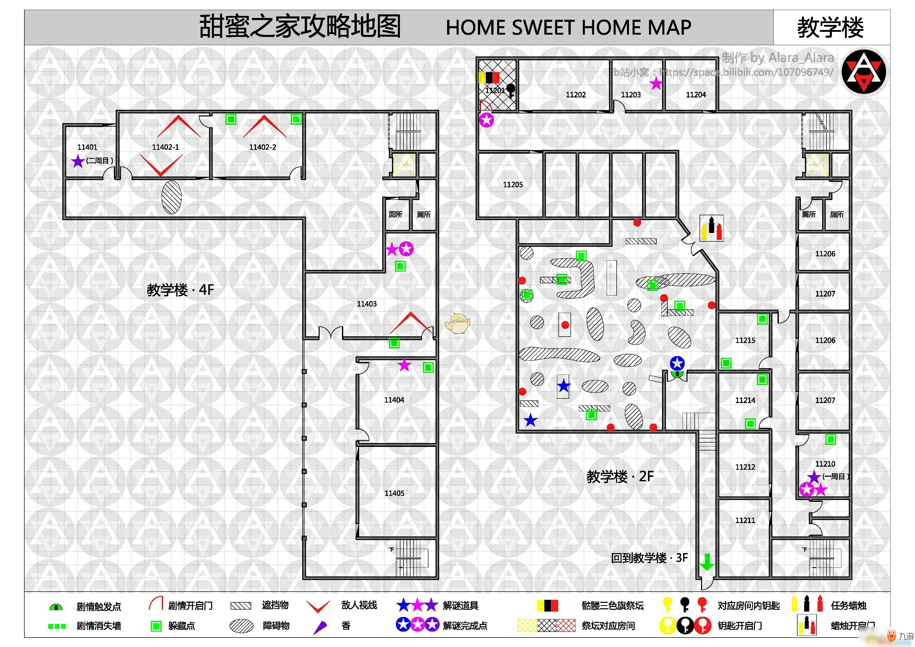 《甜蜜之家》全章節(jié)地圖一覽