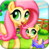 Mommy and Newborn Fluttershy Checkup and Care免费下载