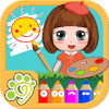 Toddlers coloring book  painting game for baby
