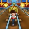 Boy Subway Dash Train Run