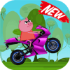 Peppie pig bike race game费流量吗