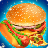 Street Food Pizza Maker  Burger Shop Cooking Game