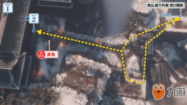 只狼城门路-虎口楼梯怎么通关？