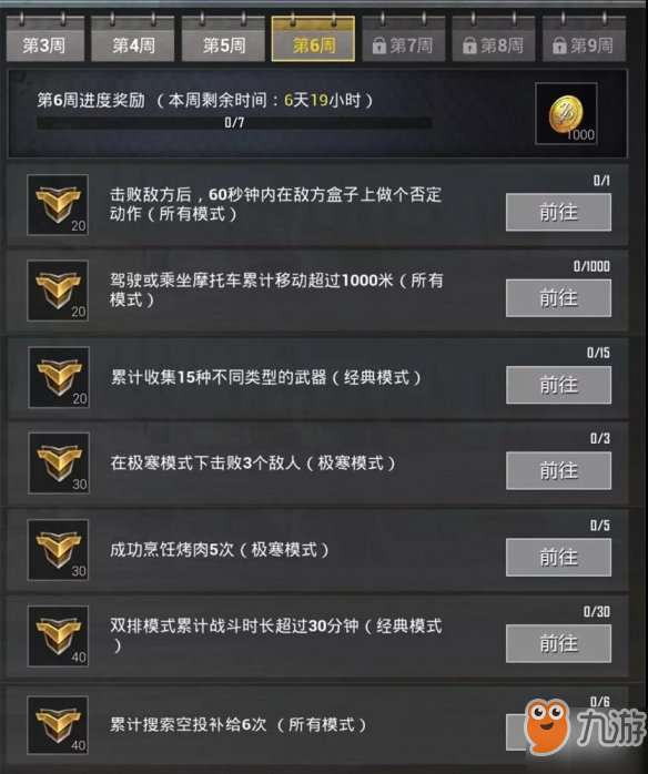 《和平精英》S6第六周怎么过关 第六周挑战攻略分享