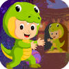 Kavi Escape Game 554 Crocodile Attire Rescue Game