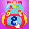 Write ABC 123  tracing and learning game
