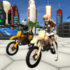 Motorbike Girls Jumping Mission