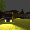 Farm Truck 3D Hay Transport at Night