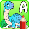 Cute Animated Dinosaur Coloring Pages