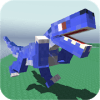 Blocky Dino Park Raptor Attack