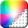 Coloring Rainbow Pixel Art Game