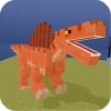 Blocky Dino Park Spino Strike