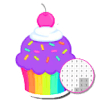Cupcake Coloring Book  Color By Numberiphone版下载