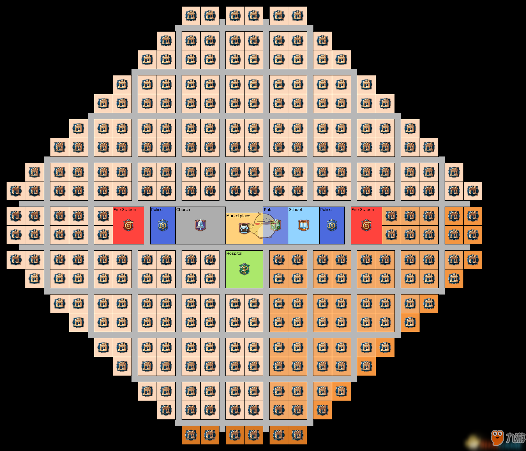 《紀元1800》測試版城市布局一覽