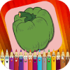 Fruits and Vegetables Coloring Game