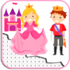 Princess Coloring Book  Color By Number