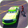 游戏下载Superhero Ultimate Cars Highway lightning Racing