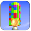 Destroy color ball hit color tower 3D