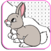 Bunny Coloring Book  Color By Number
