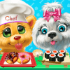 Cute Pets Kitchen Cooking Fast Food Restaurant版本更新