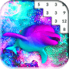 游戏下载Vaporwave Pixel Art Glitch Color By Number Game