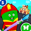 My Monster Town  Fire Station Games for Kids