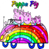 Pig Coloring Peppa Family如何升级版本