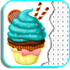 Cupcake Color By Number  Pixel Coloring Book免费下载