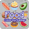 Color by Number Food  Food Coloring pixel art