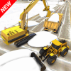 Snow Excavator Gigantic Crane 3D Snow Plow Game