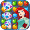 New Fruit Match 3  Princess Fruit Garden Match破解版下载