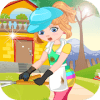 Clumsy gardener laundry  Games For Girls